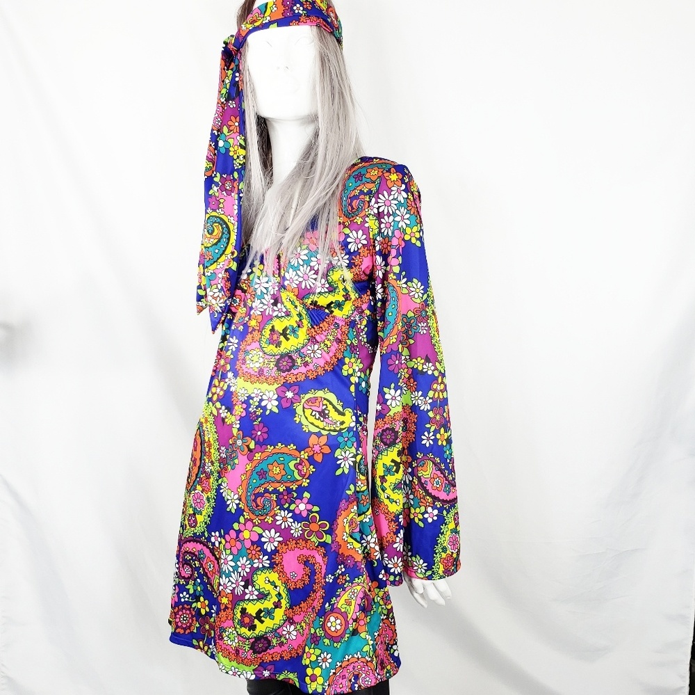 Hippie Retro Dress Halloween Costume